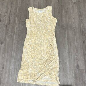 Yellow leopard dress size Medium